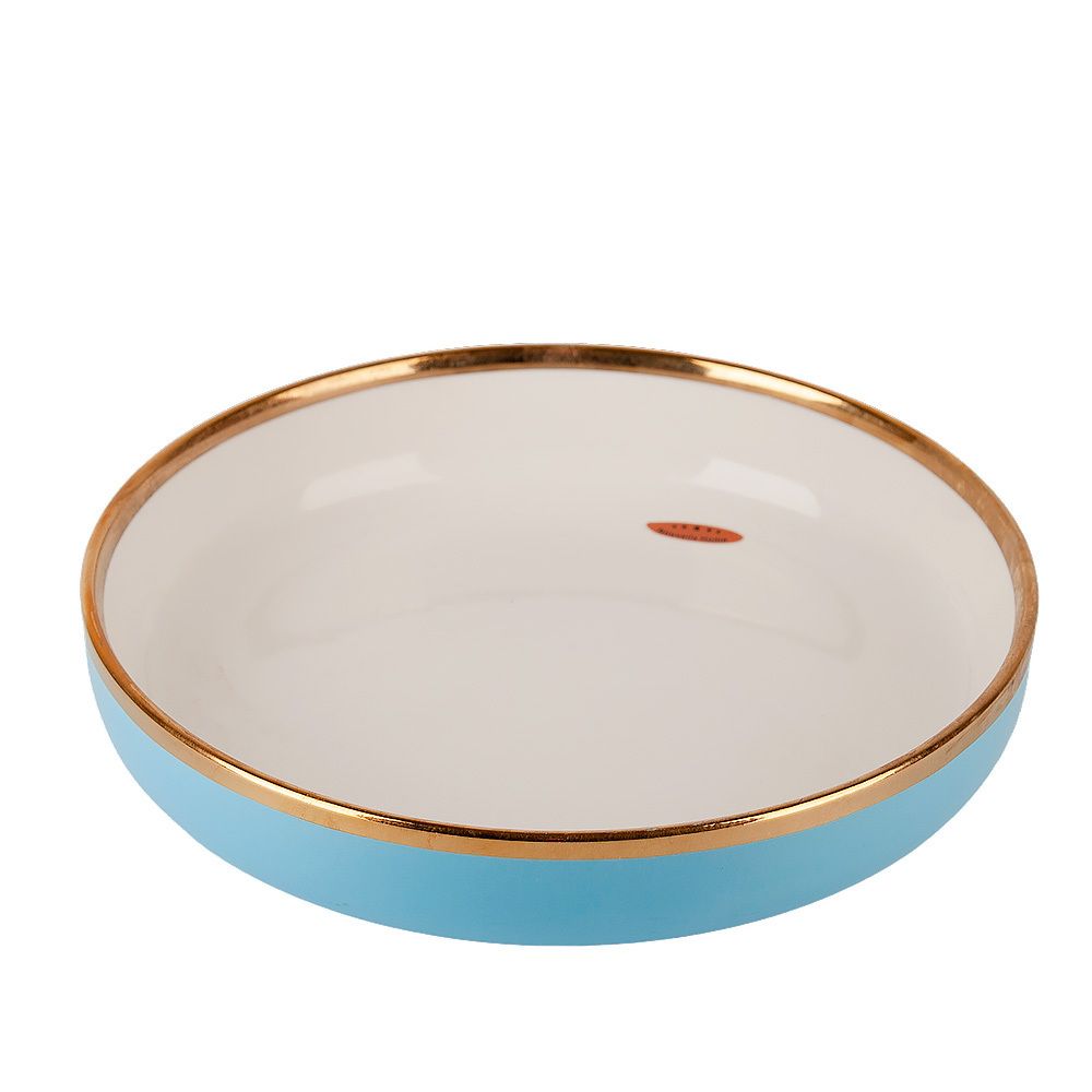 Тарелка "Royal line. Blue" 21,5*21,5*4,5см. (min6) (транспортная упаковка)