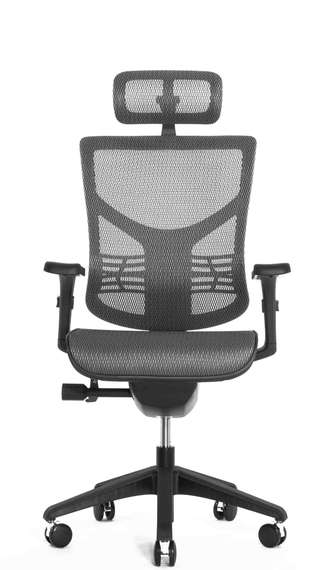 Кресло Expert VISTA VSM01 (сетка серая / каркас черн)