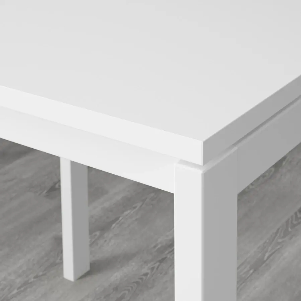 Кухонный стол - MELLTORP/KÄTTIL IKEA/МЕЛЛЬТОРП / КЭТТИЛ ИКЕА, 125х75х74 см, белый/серый