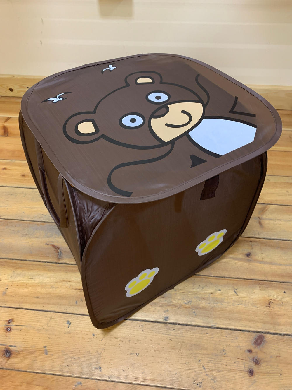 Сумка для игрушек квадрат R4018 Мишка 45х45 см.