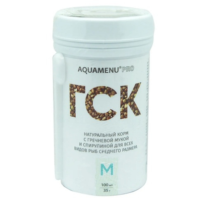 ГСК-M 100 мл - для ежедневного кормления растительноядных и большинства всеядных рыб