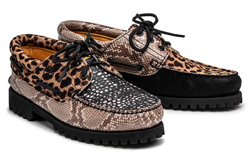Timberland Chinatown Market X 3-Eye Lug Handsewn Boat "Animal Print"