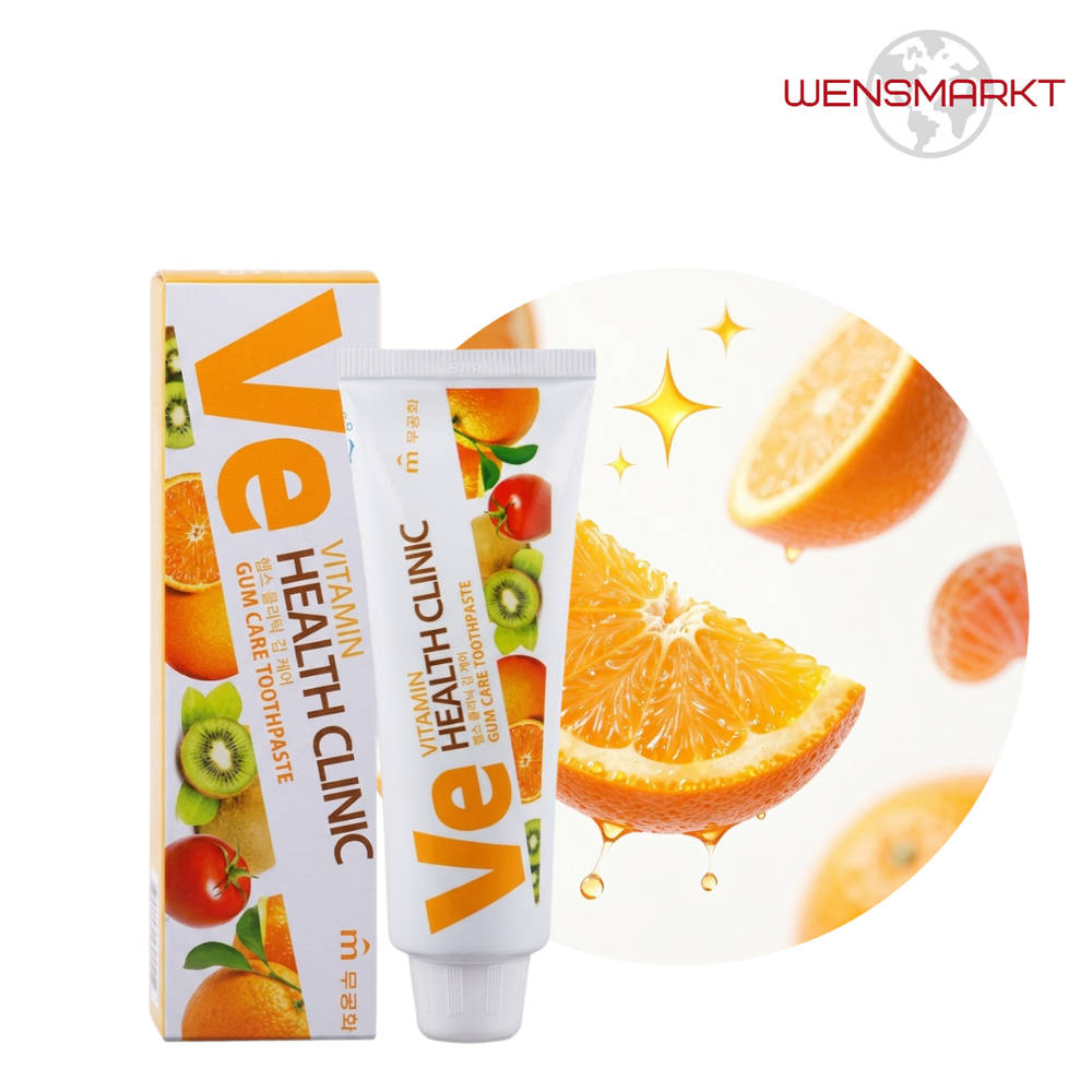 Зубная паста «Vitamin Health Clinic» с витаминами для профилактики заболеваний десен, 110 г (Корея)
