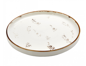 Тарелка мелкая с бортом "Elegance" 27см. фарфор By Bone