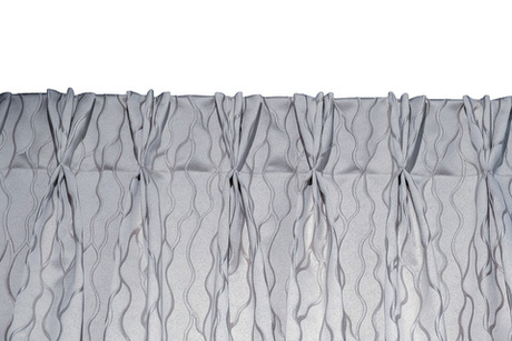 Ткань Портьера Ажур (Mesh) голубой 275x260 Garda Decor