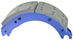 Колодка барабанного тормоза КАМАЗ, полуприцепа СЗАП 93271 (ось L1, 12т) АККОР