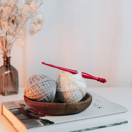 Деревянный крючок для вязания из древесины клена 5 мм. K332