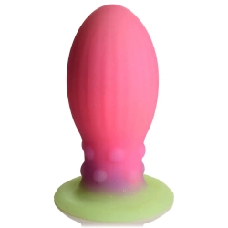 Фантазийный стимулятор светящийся в темноте Xeno Egg L 13.3х5.8 см