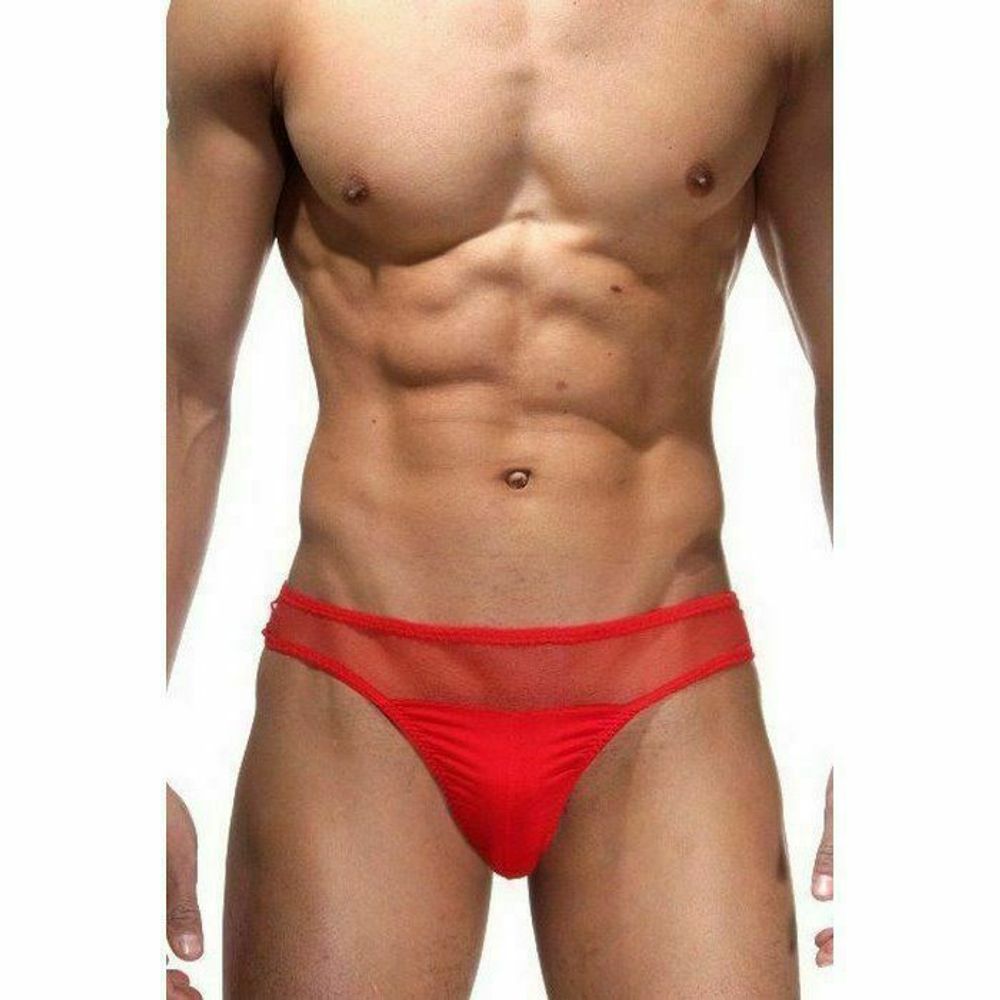 Трусы мужские тонги красные La Blinque LB15088