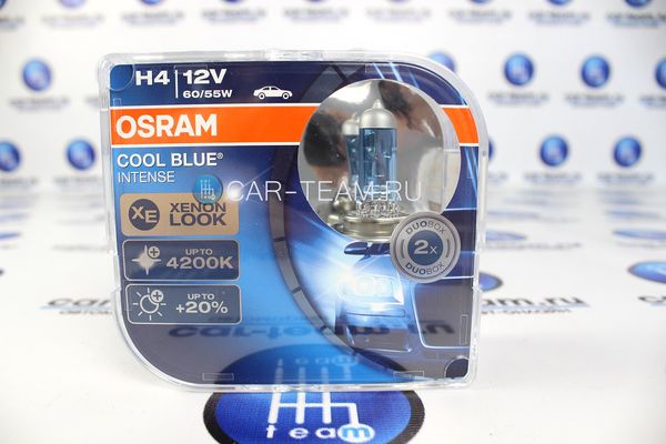 Автолампы "Osram " H4 Cool Blue Intense / 64193CBI-HCB