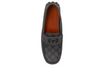 GUCCI Interlocking Gommino Loafers Men"s Gray