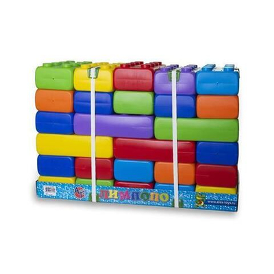 Конструктор блочный Гигант 42эл. (АлексТойз)