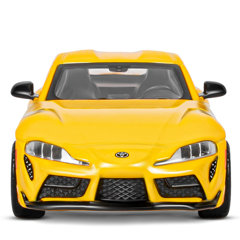 Модель 1:31 Toyota Supra [US], желтый, откр. двери, свет, звук