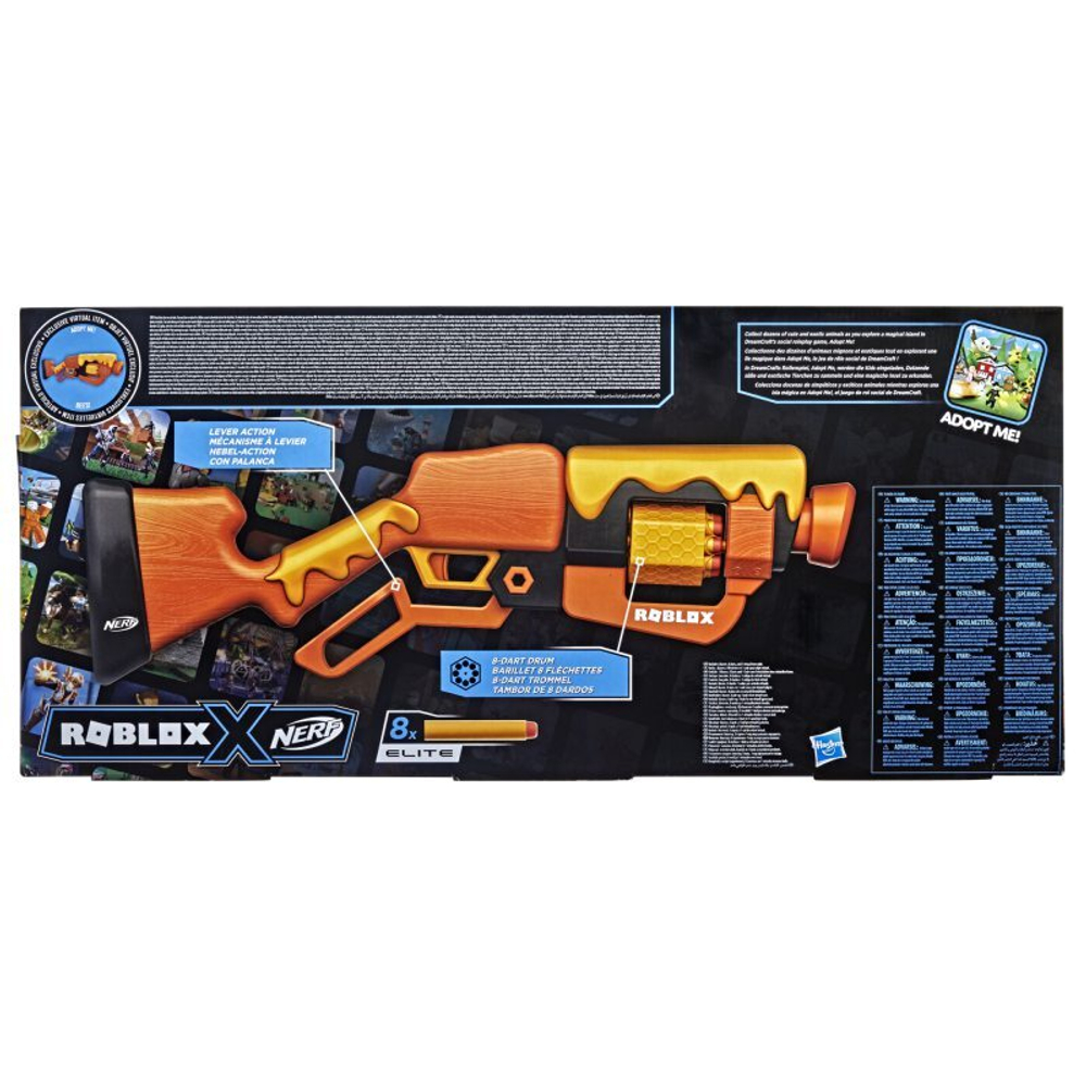 Hasbro Nerf Roblox - Пусковая установка Adopt Me Bees F2486