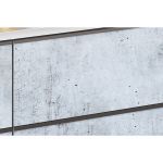 Ручка-профиль накладная L.496мм, отделка черный бархат (матовый)