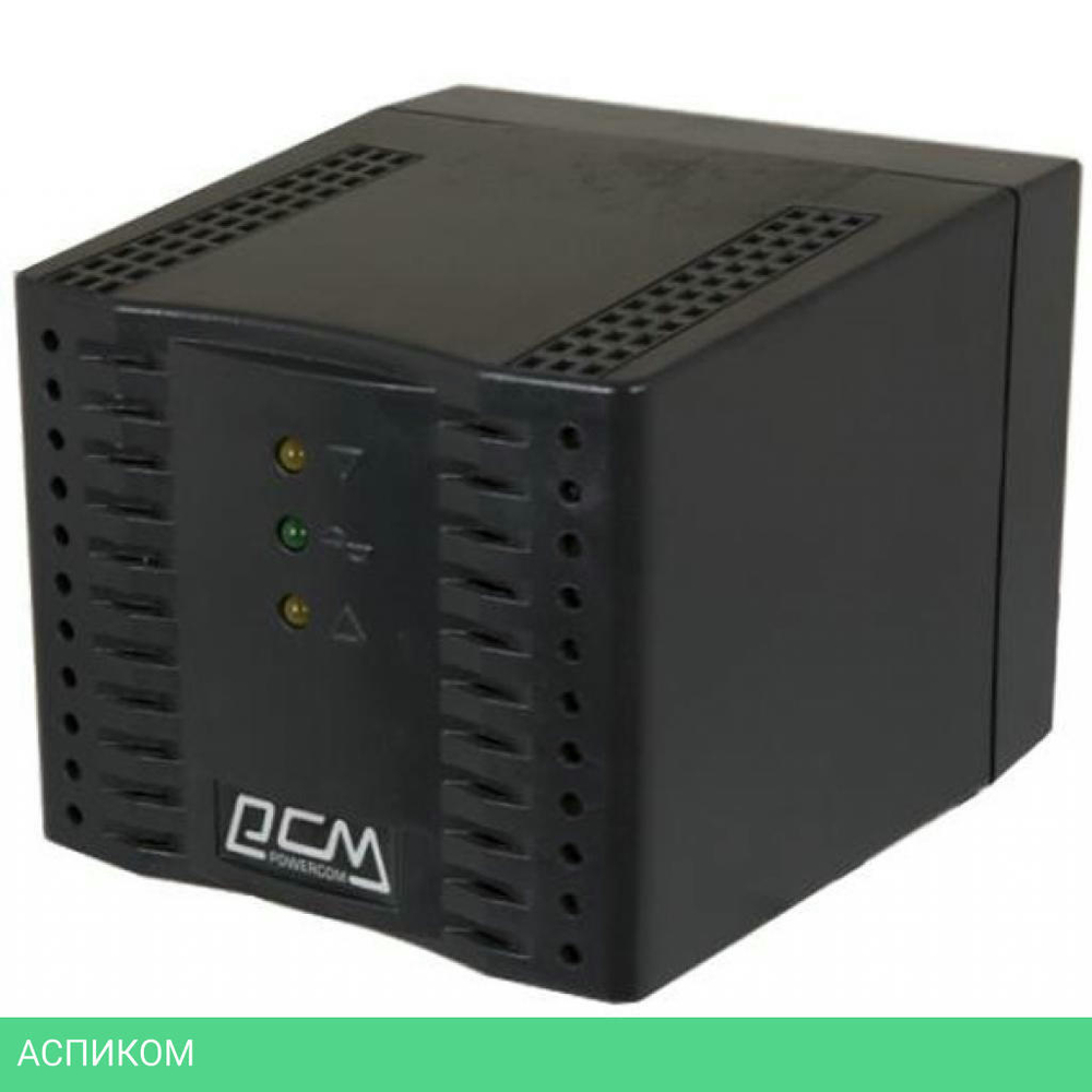 Стабилизатор напряжения Powercom TCA-3000 черный