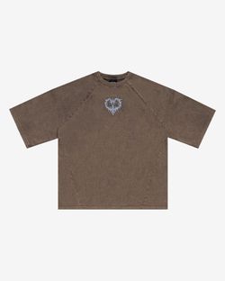 Футболка x Volchok Heart коричневая