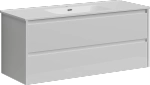 Тумба с раковиной Sancos Libra LB120-1W белый глянец