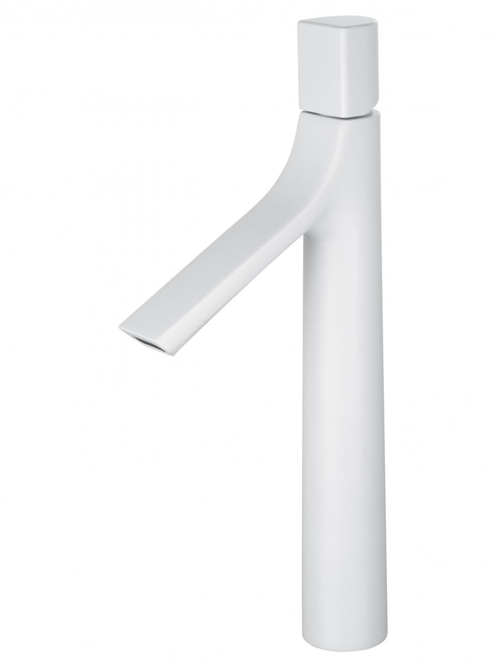 Смеситель для раковины высокий WONZON & WOGHAND The ONE, Белый матовый (WW-H1011-MW)