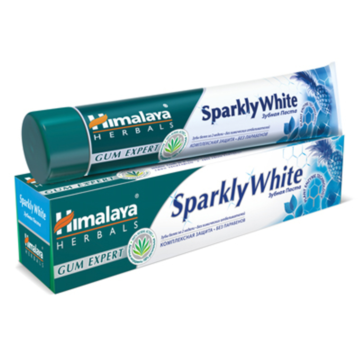 Зубная паста Himalaya Sparkly White Отбеливающая, 50 мл