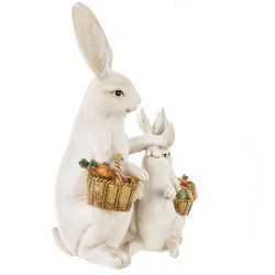 GAEM Фигурка декоративная "Зайцы", L17 W10 H20 см