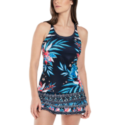 Женская теннисная юбка Lucky in Love Keepin' It Rio Pleated Skirt Women - Dark Blue, Multicoloured