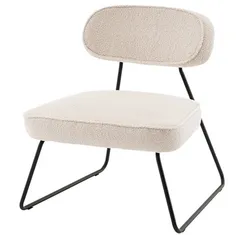 Лаунж-кресло Take, бежевое букле