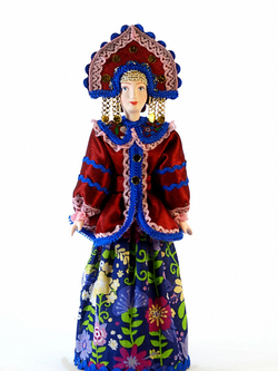 Кукла коллекционная в Русском праздничном костюме