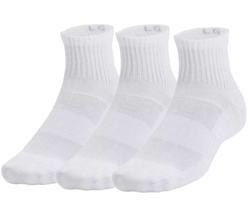 Теннисные носки Under Armour Training Cotton Quarter-Crew 3P - white