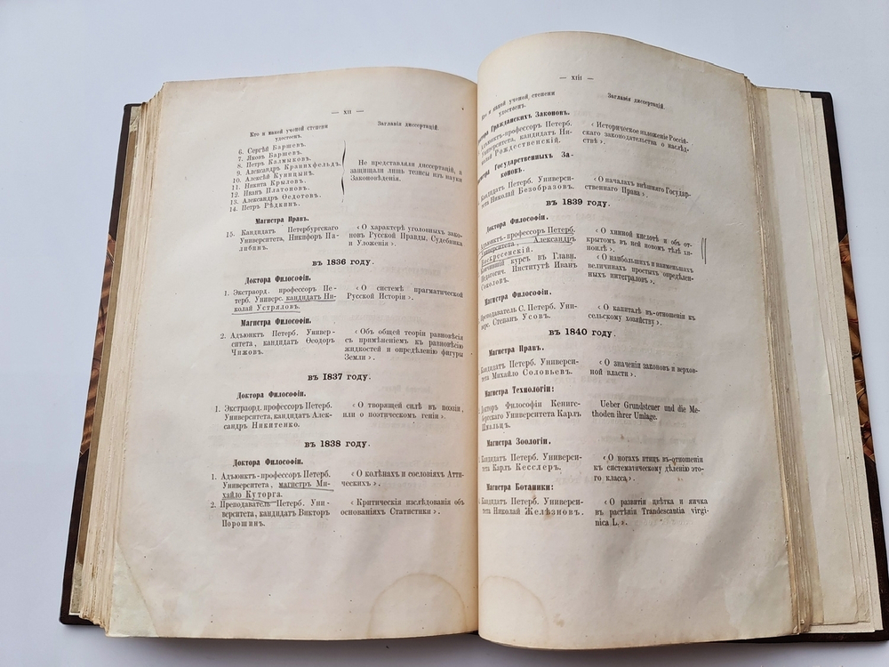 "Императорский С.-Петербургский Университет в течение первых пятидесяти лет его существования. Историческая записка". В.В.Григорьев. 1870г. - антикварное издание
