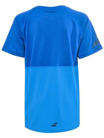 Футболка для мальчика теннисная Babolat Play Crew Neck Tee Boy - blue aster