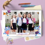 PSD-Шаблон фотокниги "Дракончики"