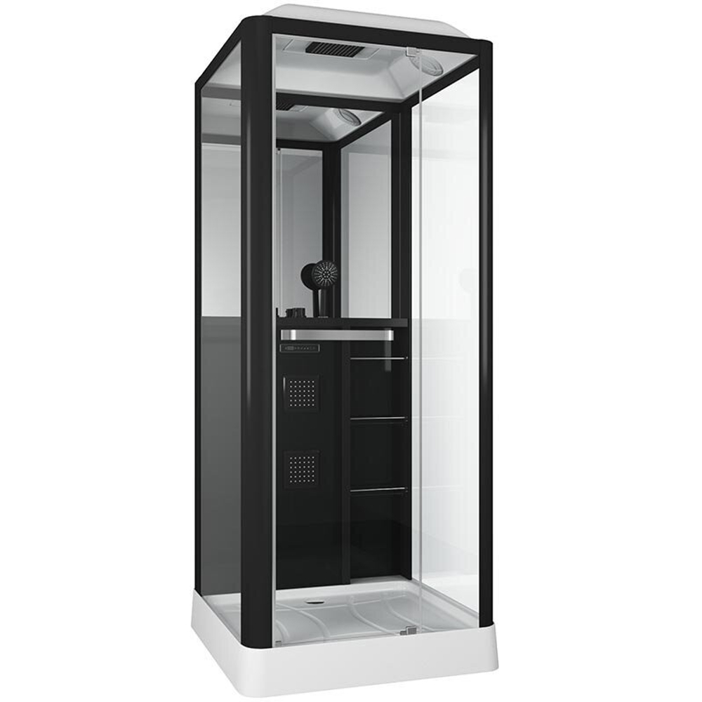 Душевая кабина Grossman Alba GR221 (90x90x225) дверь распашная,3 места