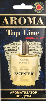 Ароматизатор для автомобиля AROMA TOP LINE №u007 ESCENTRIC 02 картон