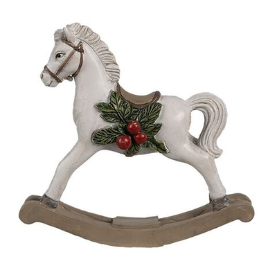Декор "Лошадка-качалка" большая 17x5x16см Поликерамика