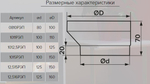 Соединитель-редуктор эксцентриковый ERA 12,515РЭП dØ125х150 мм пластиковый