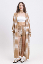 Кардиган удлиненный в полоску