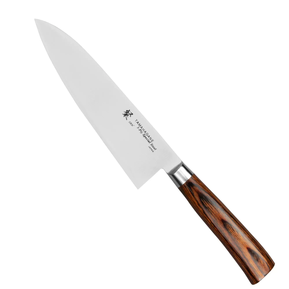 Tamahagane - Нож поварской SAN Brown 15см / артикул   SN-1127  / GTIN 4906496706289
