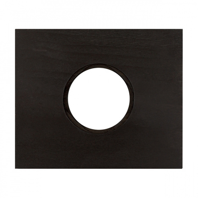 Рамка 1 постовая, скрытый монтаж, Шедель Форест, дерево, цвет угольно-черный BF7-610-119