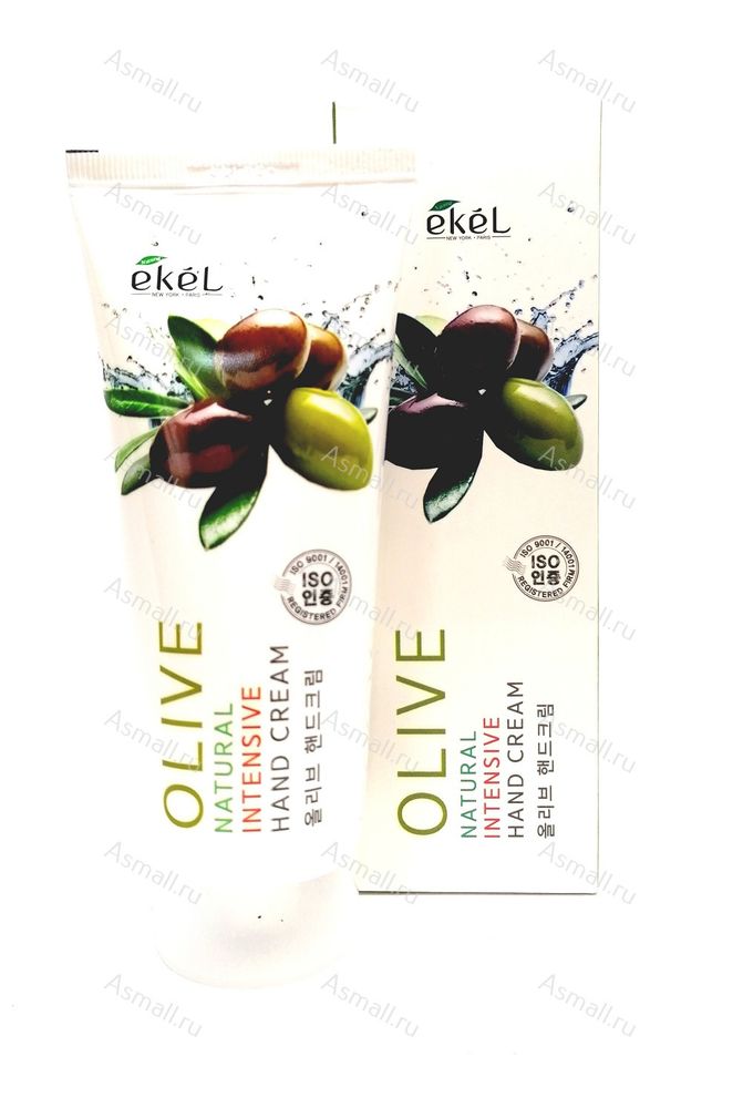 Интенсивный крем для рук с Оливой Olive Natural Intensive Hand Cream, EKEL, Корея, 100 мл.