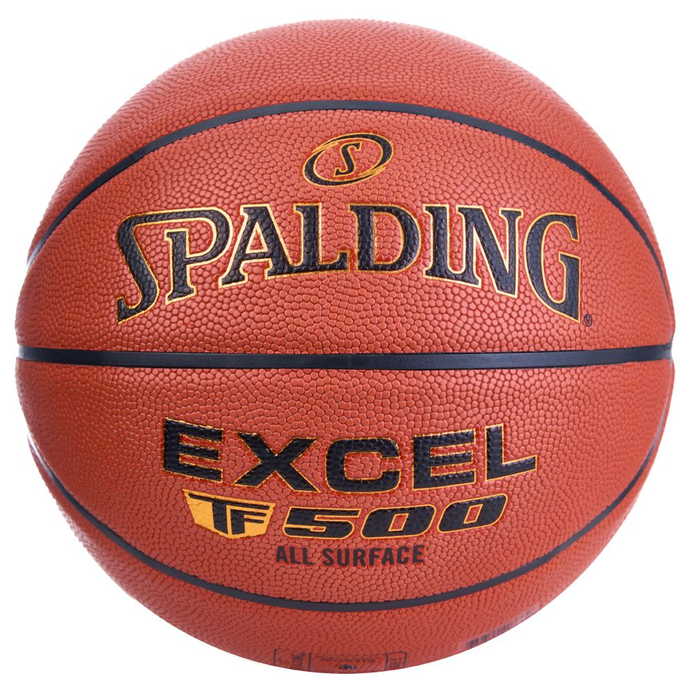 Мяч баск. SPALDING TF-500 Excel In/Out р.6, 76798z, композит, коричневый