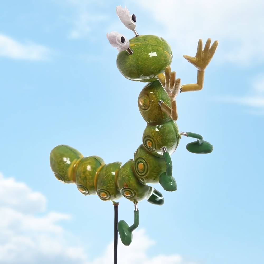 Штекер садовый "Гусеничка" 10*8*40см