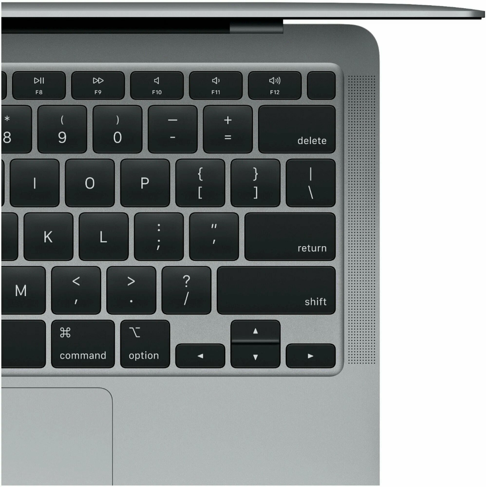 Ноутбук Apple MacBook Air 13 2020 (M1, 8/256 GB, SSD), без гравировки, space grey (темно-серый).