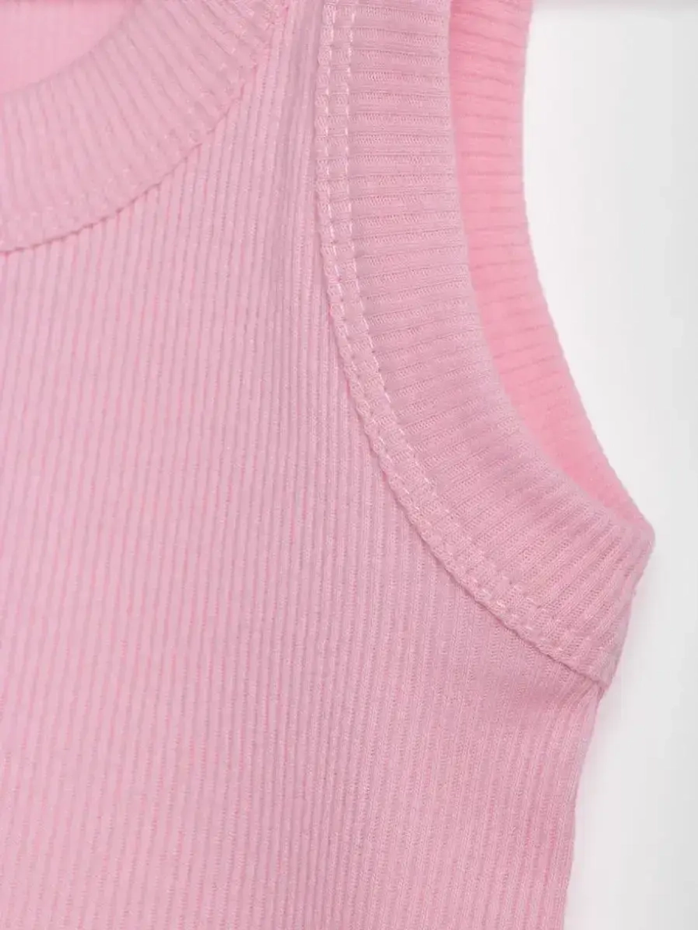 Розовая майка детская в сад