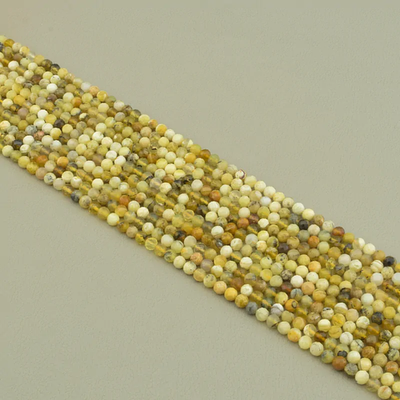 Нитка Жадеит 39 см. 4,5 мм. (Без замка)