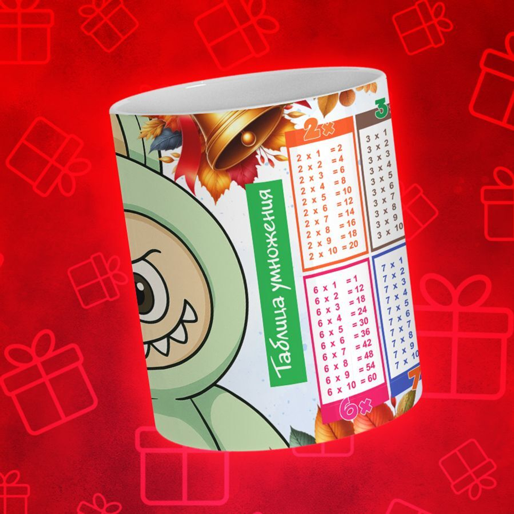 Лабубу с таблицей умножения