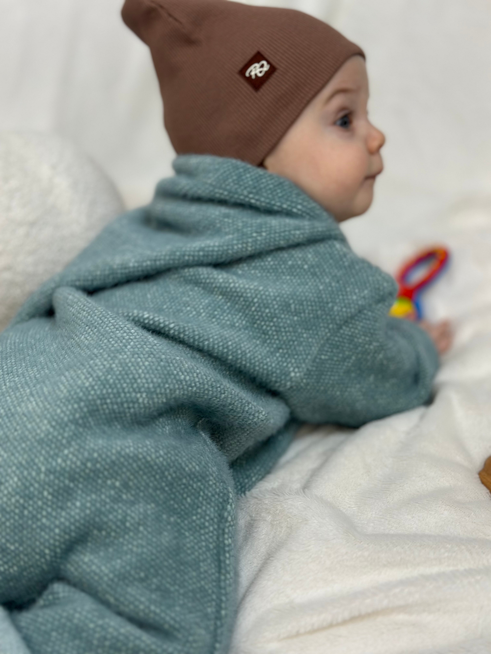 Шапка детская двухслойная Тауп Грей