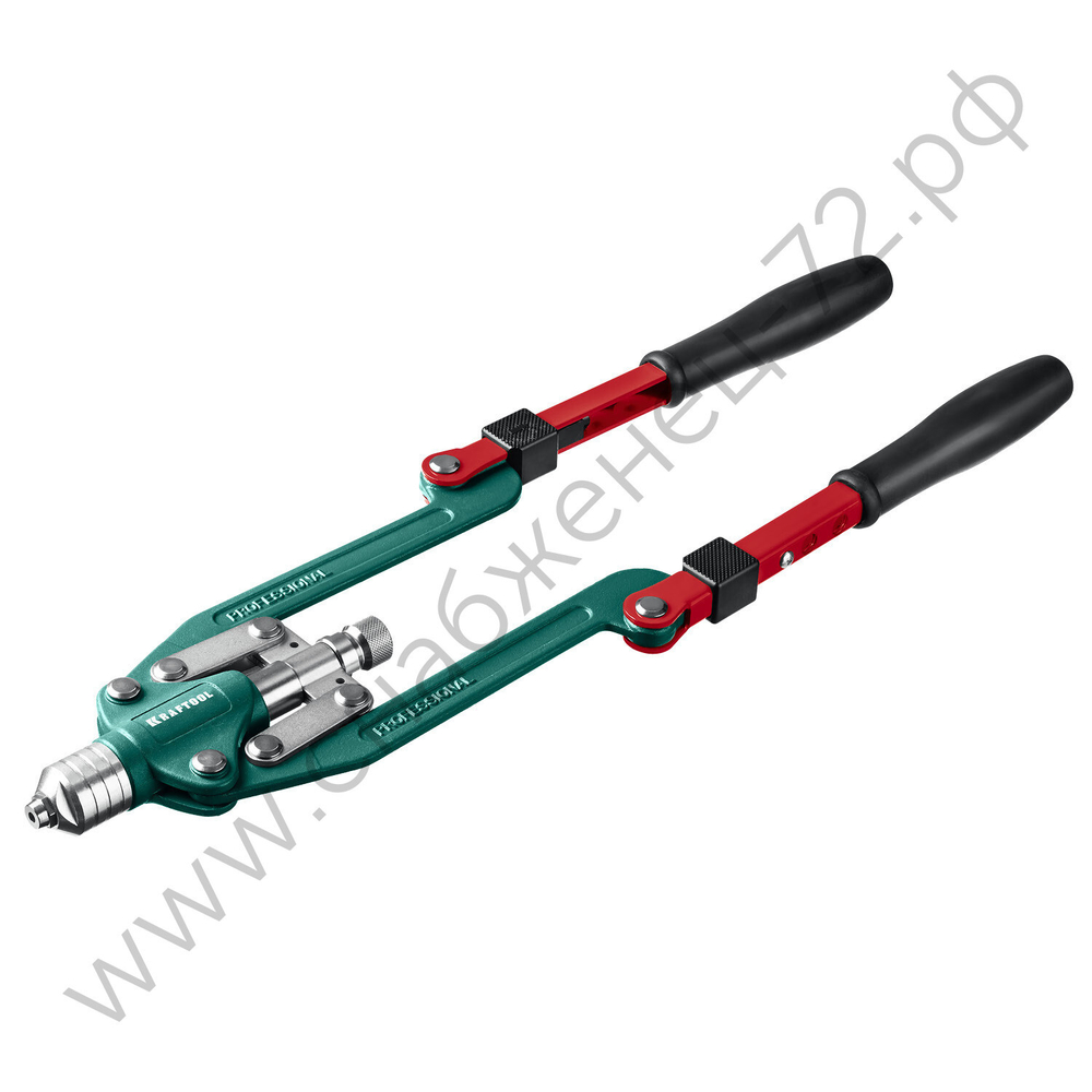 KRAFTOOL Combo3-M12, 3 вида заклёпок, комбинированный складной заклепочник в кейсе (31182_z01)