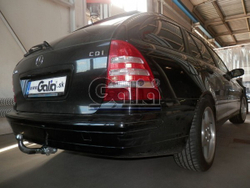 Фаркоп оцинкованный Galia M097A для Mercedes C-Class w203 седан / s203 универсал 2000-2007, Mercedes CLK 2002-2009(паспорт и сертификат в комплекте)(без электрики)