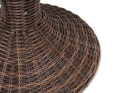 "Леванте" стол круглый из искусственного ротанга, цвет коричневый
